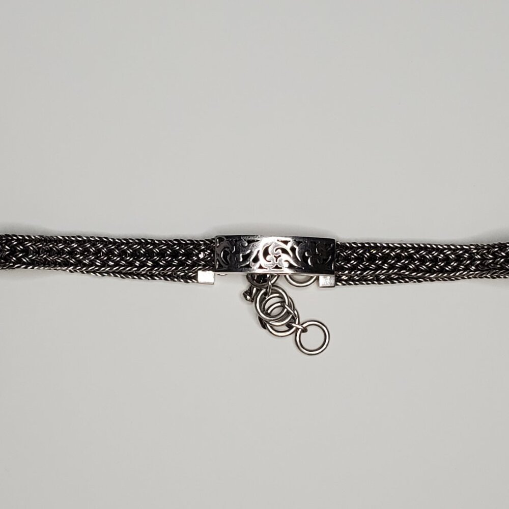Lois Hill Choker Woven Chain Necklace - Picture 2 of 11